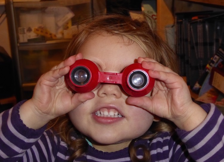 Girl watching video
